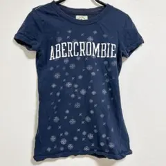 Abercrombie & Fitch ロゴプリントTシャツ (Sサイズ)