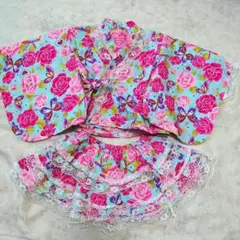 タイムセール★Ribbon Couleur　ゆかた90cm★ リボンクチュール