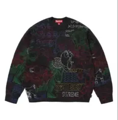 Supreme Collage Embroidered Sweater XXL - メルカリ