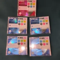 TDK FINE 74 MD ディスク　5枚セット