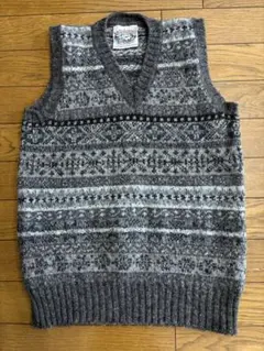 Jamieson's ジャミーソンズ　フェアアイル柄 ウールベスト　美品