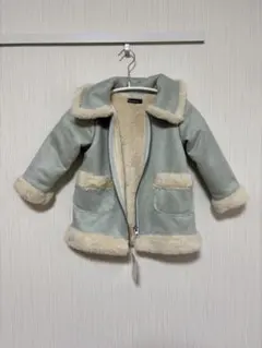 moujonjon タグ付き新品未使用　女の子　冬用コート 90