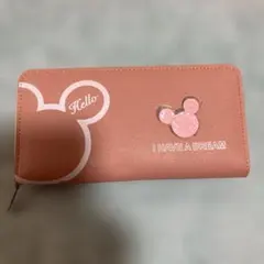 Disney・ミッキーマウスの長財布ピンク