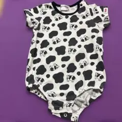 チロルチョコ柄半袖ロンパース