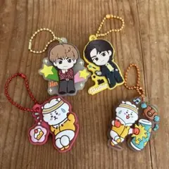 BTS Jin ラバーキーホルダー 4種セット