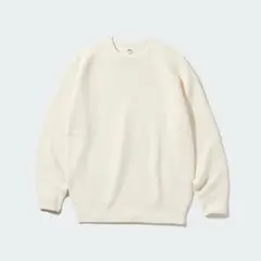 3Dクルーネックセーター　L