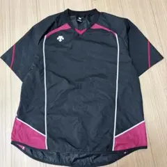 DESCENTE ウォームアップウェア 黒/ピンク1087番