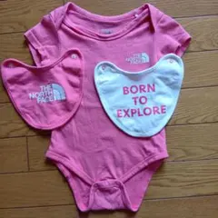 THE NORTH FACE ピンクロンパース80