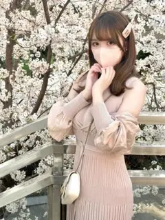 春のお出かけに♥ドッキングフレアニットワンピース