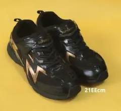 SUPERSTAR スポーツシューズ 黒/金（21cmEE）のサムネイル