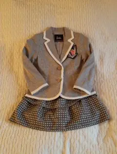 120cm バービー　Barbie　スカート　ジャケット　入学式 卒業式 発表会