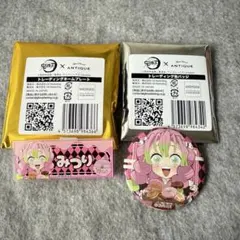 鬼滅の刃 アンティーク 甘露寺蜜璃 ネームプレート 缶バッジ - メルカリ