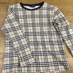 BURBERRY 長袖カットソー 120A ベージュチェック