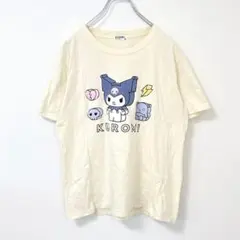 クロミ サンリオ 半袖Tシャツ 綿100% クリーム M ゆったり キャラクター