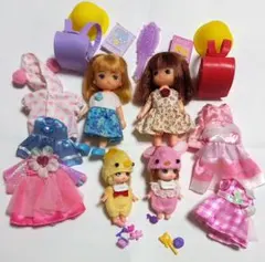 ミキマキちゃん人形 2体と赤ちゃん衣装セット