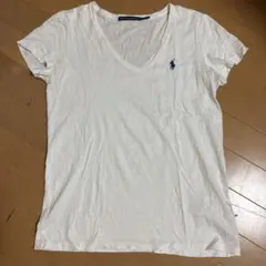RALPH LAUREN SPORT Vネック Tシャツ ホワイトのサムネイル
