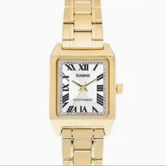 新品★CASIOチープカシオ　タンク 腕時計 LTP-V007G-9B ゴールド