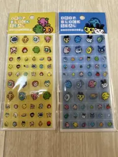 たまごっち　ドロップブロックシール 2シートセット　タイルシール