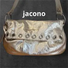 値下げ JACONO ショルダーバッグ イタリア製 メタリック y2k - メルカリ