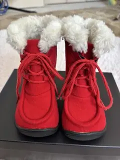 BURBERRY 13センチ　ファーブーツ