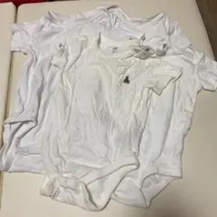 ベビー　半袖ロンパース　下着　白　GAP カーターズ　4枚セット