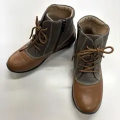 【REGAL WALKER】リーガル　レザー　ショートブーツ　サイドジップのサムネイル