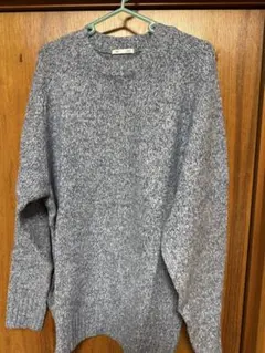 クルーネック ニットセーター 長袖