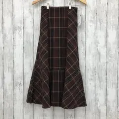 新品【 ROPE PICNIC 】チェック セミマーメイド スカート