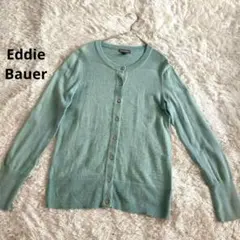 Eddie Bauer　エディーバウアー　グリーン　ニット　カーディガンのサムネイル