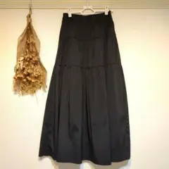 AMERICAN HOLIC ティアードロングスカート ブラック Mのサムネイル