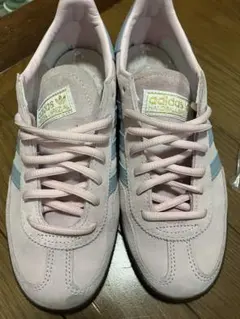 adidas Handball Spezial ピンク/ブルー スニーカー