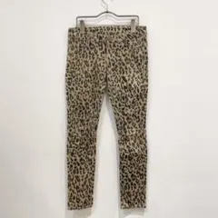 【MURUA】ムルーア　ヒョウ柄　スキニーパンツ　レオパード　M