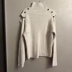 オープンショルダーニット