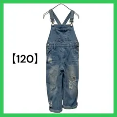 美品★SHEIN ダメージ加工 オーバーオール