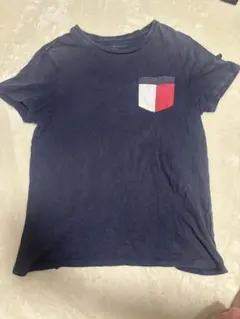TOMMY HILFIGER ネイビー Tシャツ S/P