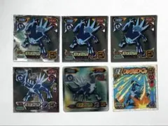 ポケモンシール烈伝 ディアルガ 6枚 技シール レンチキュラー キラ レア 美品