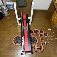引取限定】ベンチプレス一式｜総重量100kg以上｜セーフティスタンド