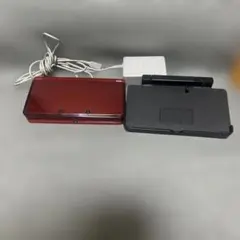 ジャンク品　任天堂 NINTENDO 3DS 本体 フレアレッド