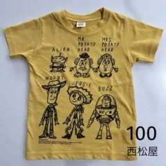 西松屋　トイ・ストーリー 半袖Tシャツ イエローのサムネイル