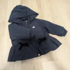 B プティマイン　ペプラムダウン入りジャケット　90cm 女の子　アウターコート
