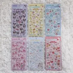 【国内正規品】ボンボンドロップシール サンリオ 第2弾 6種セット