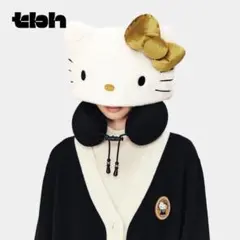 正規品 tbh×Hello Kitty 黒皮 キティ ネックピロー 飛行機 - メルカリ