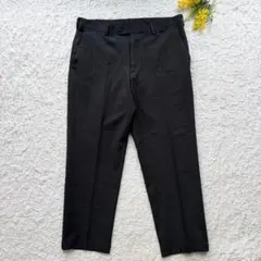 ユニクロ　感動パンツ　L グレー　きれいめ　ビジネス　ゴルフ　万能パンツ　無地