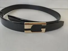 GUCCI　エナメルベルト　 金色バックル付き