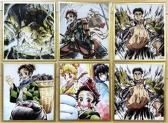 鬼滅の刃 竈門炭治郎 嘴平伊之助 我妻善逸 悲鳴嶼行冥 アクリル色紙