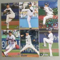 ヤクルトスワローズ投手 小川、高梨、奥川カード6枚セット