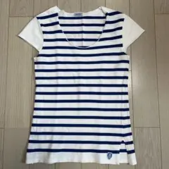 【美品】 オーシバル ORCIVAL ボーダー バスクシャツ 1