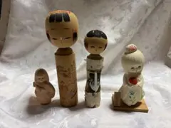 日本の伝統こけし お人形セット