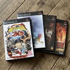 【PS2】中古ソフト 4本セット 半熟英雄対3D アンリミテッド:サガ 他