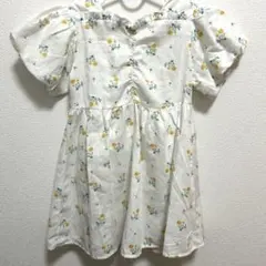アーバンチェリー　花柄コットン半袖ワンピースのサムネイル